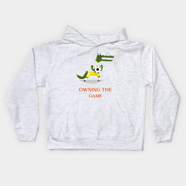 OWNING THE GAME Kids Hoodie by Football stars